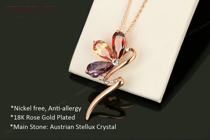 Magic Snake Necklace Rose Gold Color