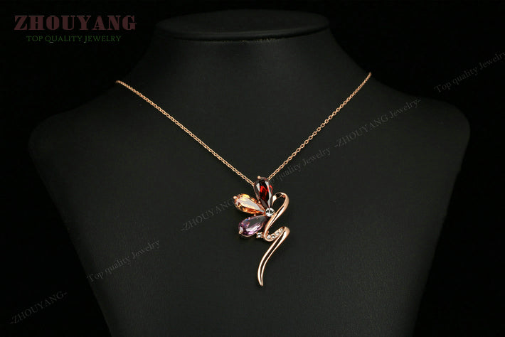 Magic Snake Necklace Rose Gold Color