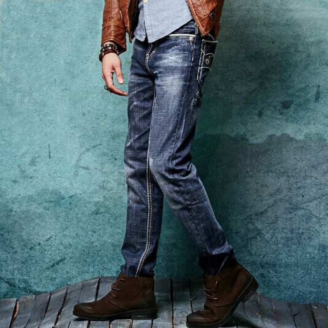 High Quality Straight Washing Archaize Jeans