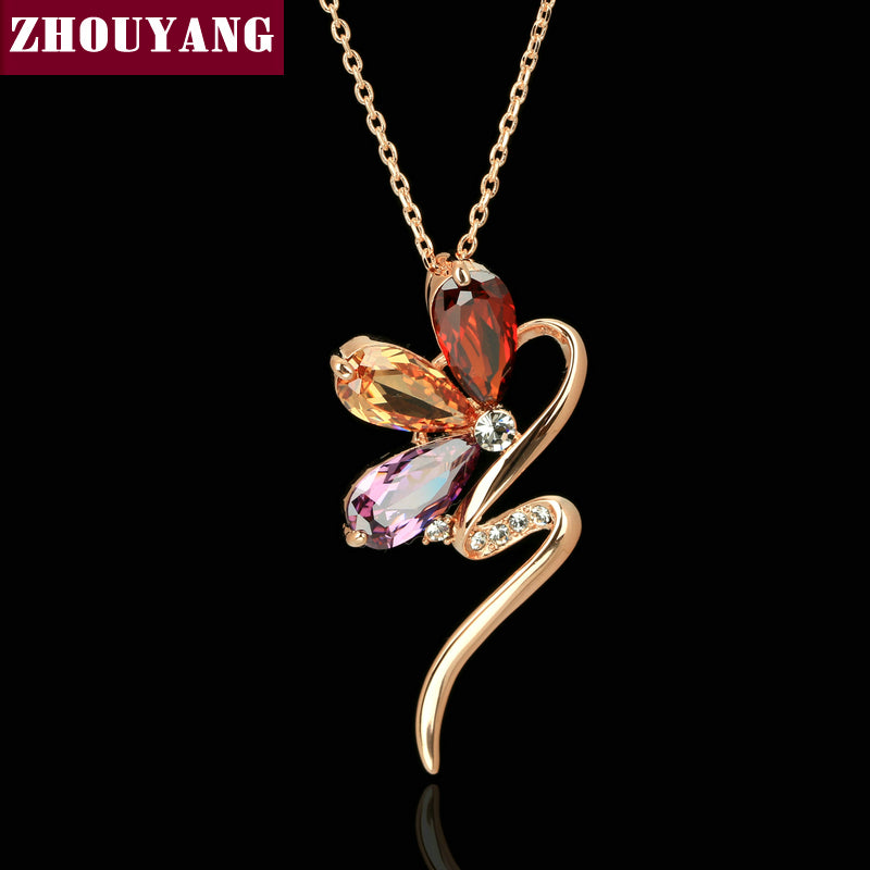 Magic Snake Necklace Rose Gold Color