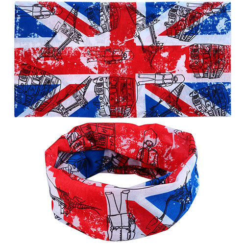 Skull Hat Neck Tube Snood Face Mask