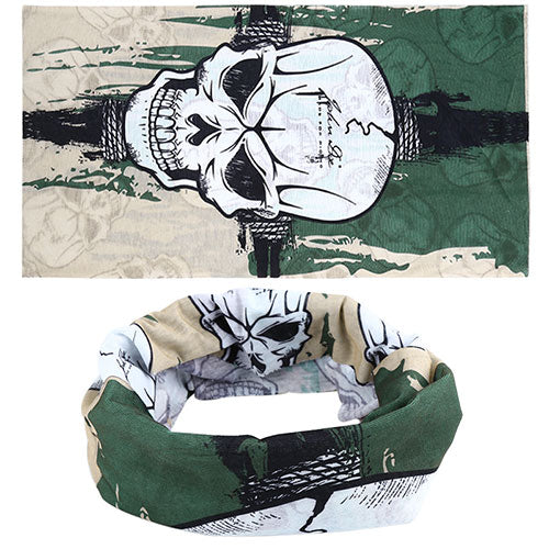 Skull Hat Neck Tube Snood Face Mask