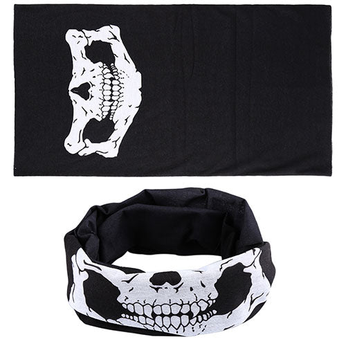 Skull Hat Neck Tube Snood Face Mask