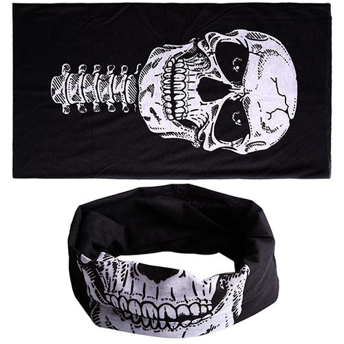 Skull Hat Neck Tube Snood Face Mask