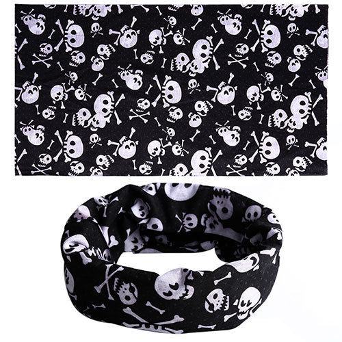 Skull Hat Neck Tube Snood Face Mask