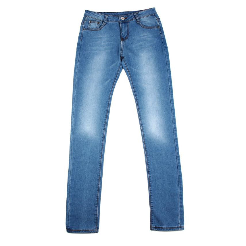 Skinny Pants High Waist Stretch Slim Jeans