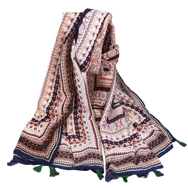 Autumn & Summer Sun Oversized shawl