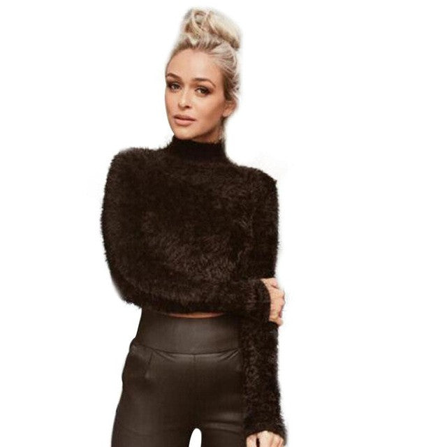 Sweater Long-sleeved High-necked Shirt