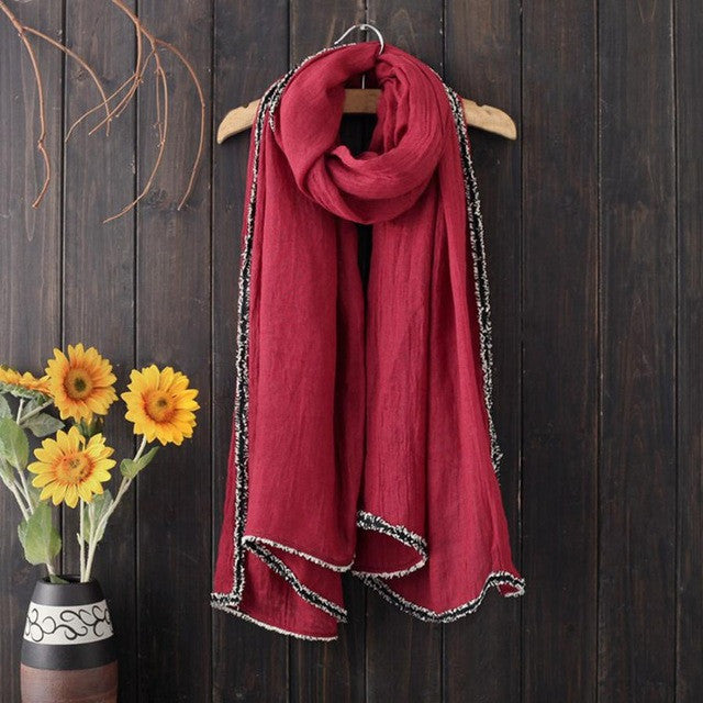 Women Scarves Woolen Long L
