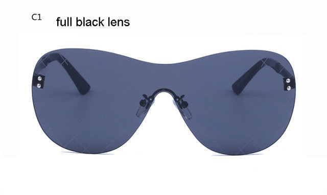 Women Rimless Sunglasses