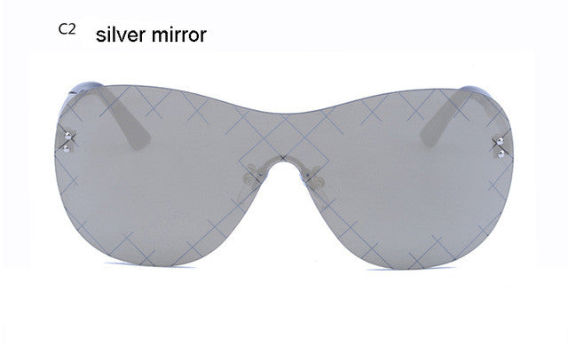 Women Rimless Sunglasses