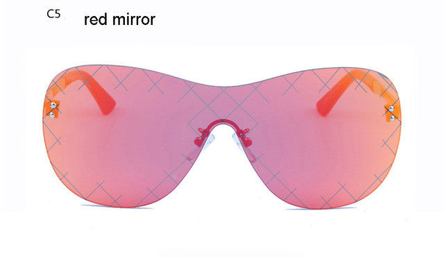 Women Rimless Sunglasses