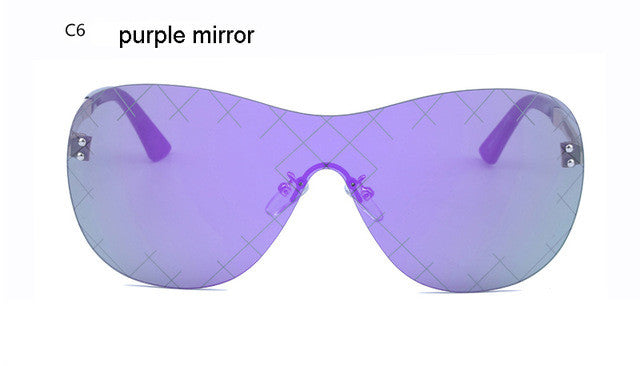 Women Rimless Sunglasses