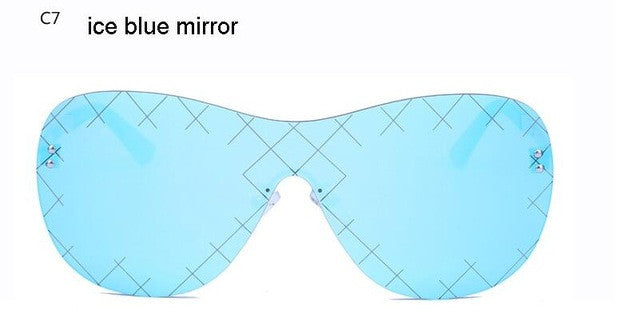 Women Rimless Sunglasses