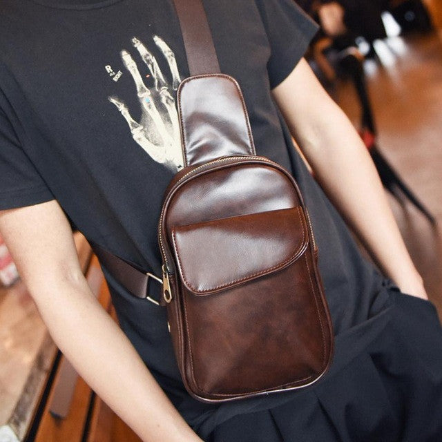 Fashion Men Bag Zipper Pockets