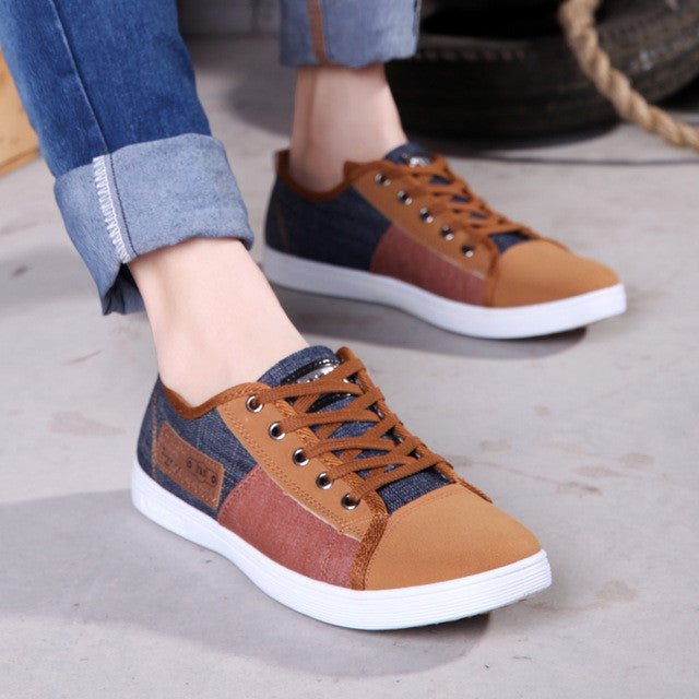 Merkmak Canvas Patchwork Men