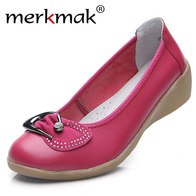 New Women Leather Shoes