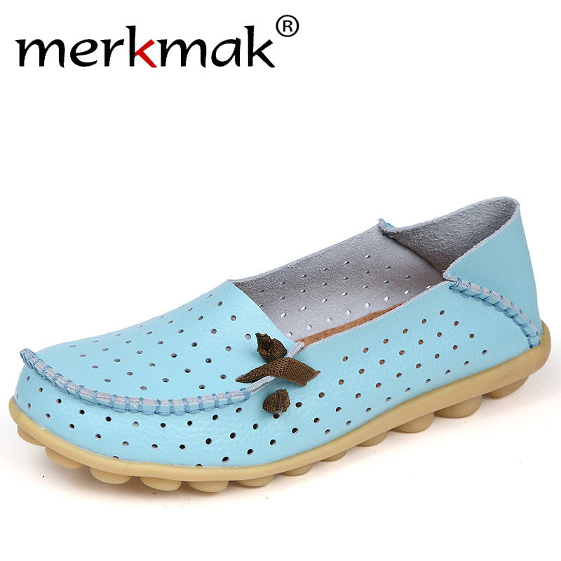 New Woman Genuine Leather Shoes