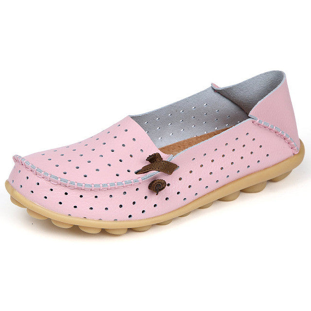 New Woman Genuine Leather Shoes