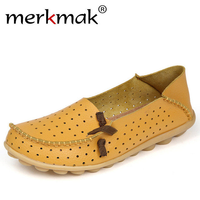 New Woman Genuine Leather Shoes
