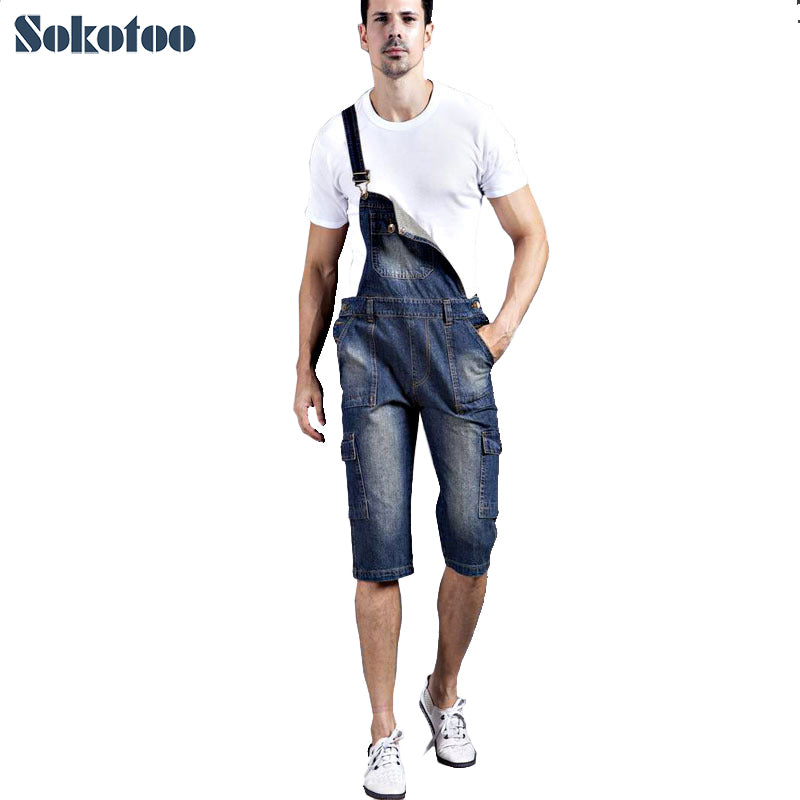 Casual pocket overalls Loose jumpsuits