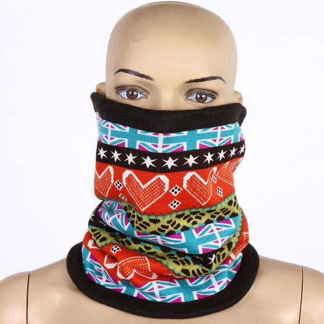 Thermal Fleece Ring Scarf Snood Neck Warmer