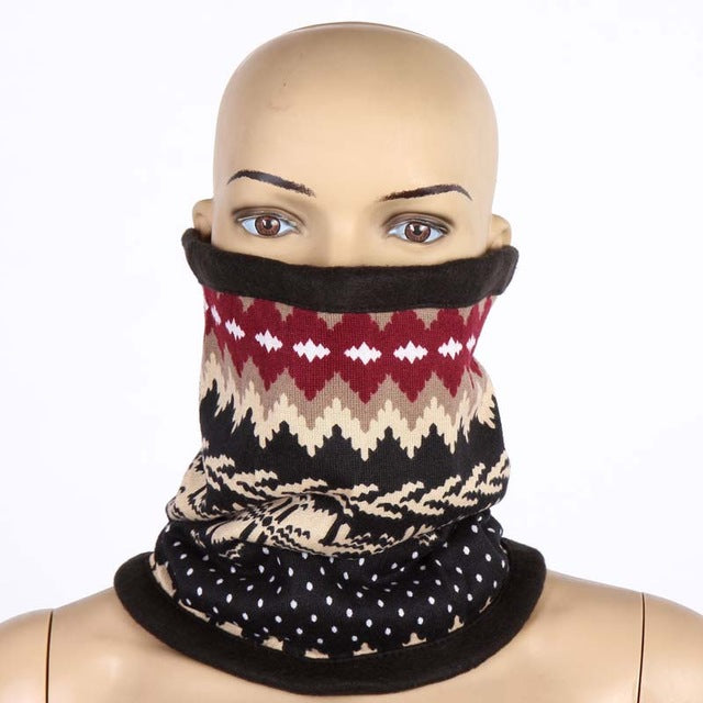 Thermal Fleece Ring Scarf Snood Neck Warmer