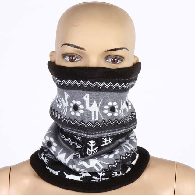 Thermal Fleece Ring Scarf Snood Neck Warmer
