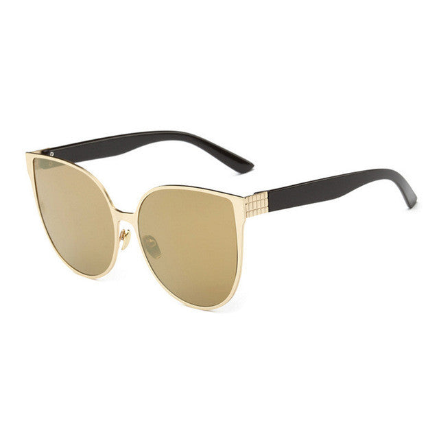 Women Metal Frame Cat Eye Sunglasses
