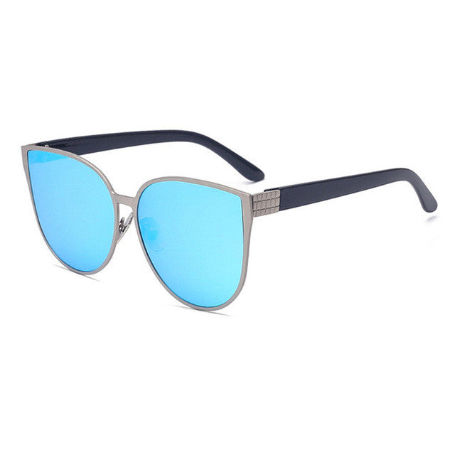 Women Metal Frame Cat Eye Sunglasses