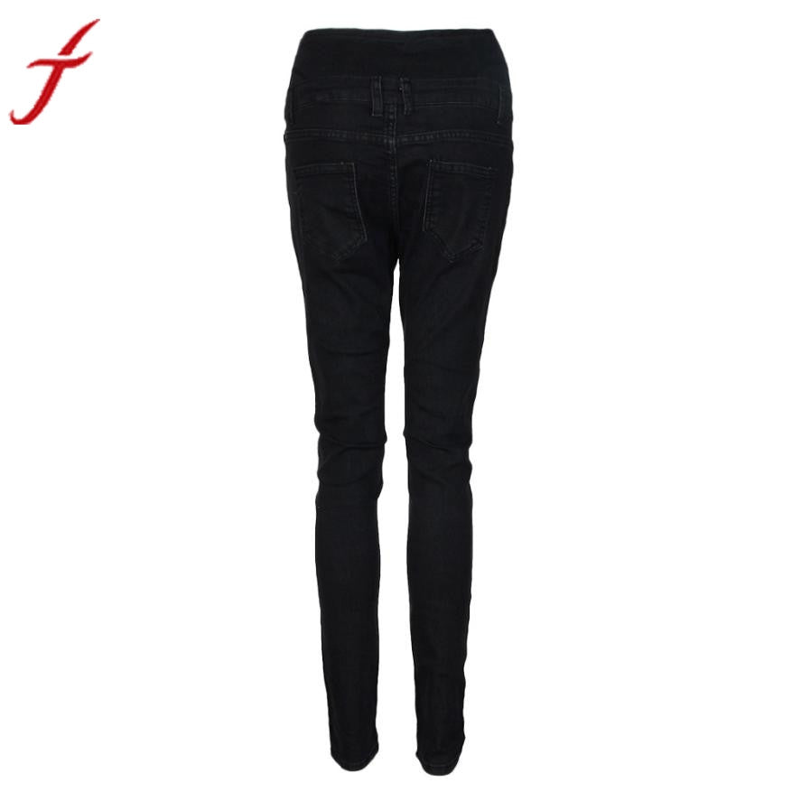 High Waisted Elasticity Jeans