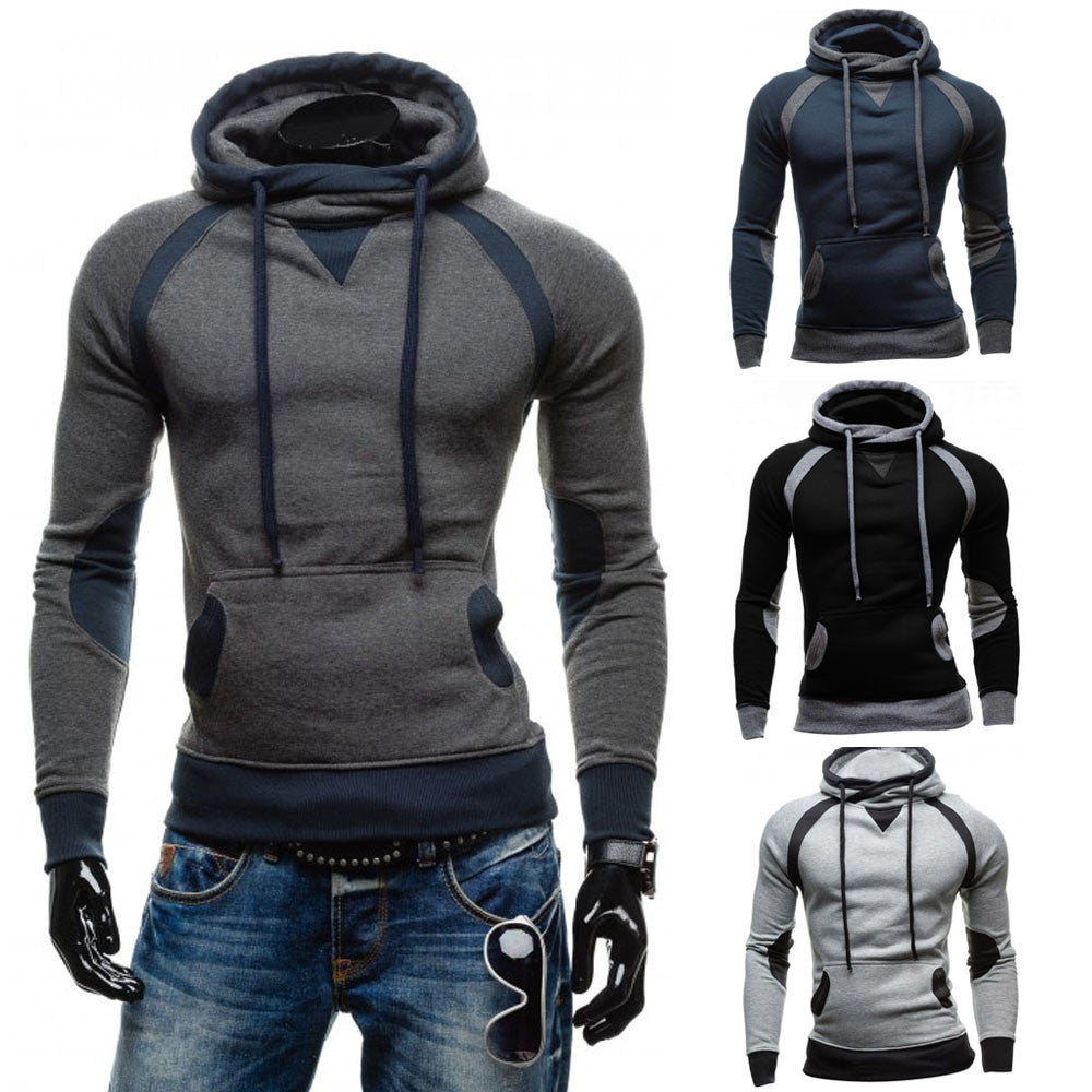 Men Winter Slim Hoodie Warm
