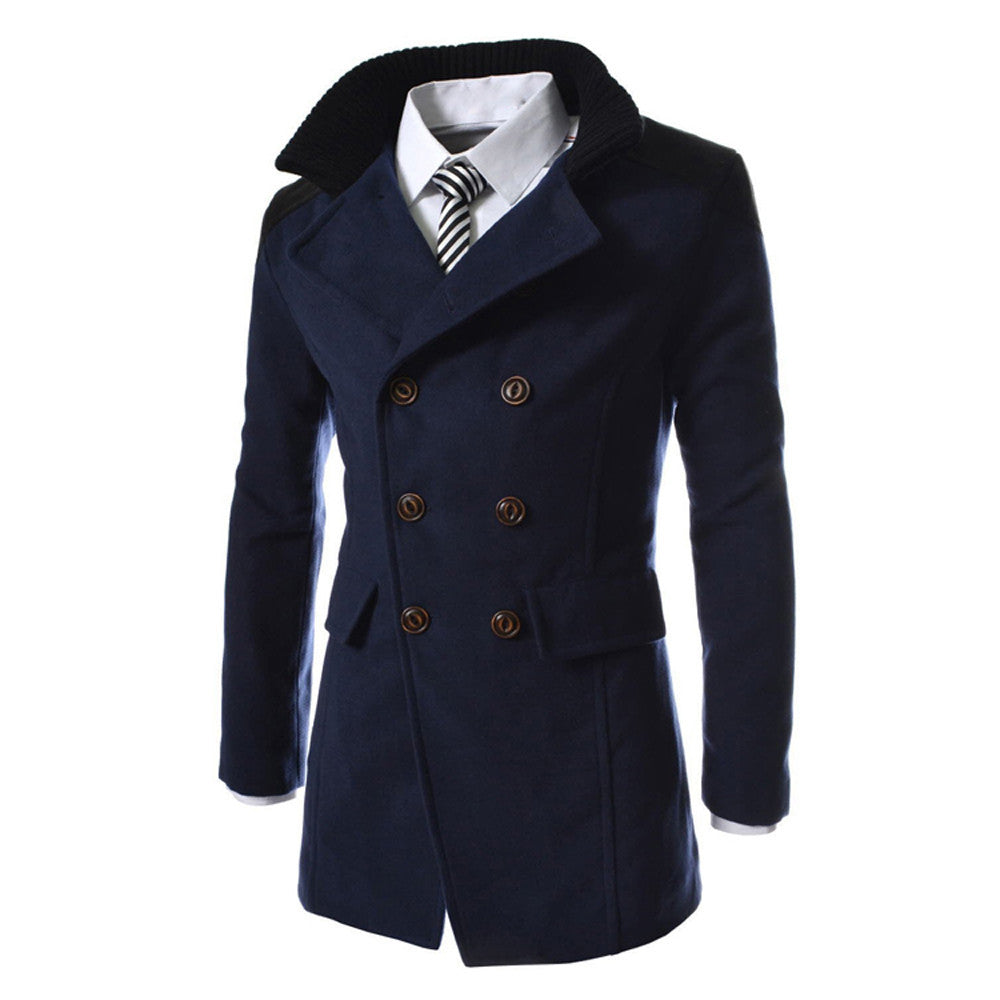 Trench Long Outwear Button Smart Overcoat