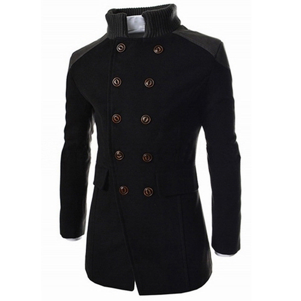 Trench Long Outwear Button Smart Overcoat