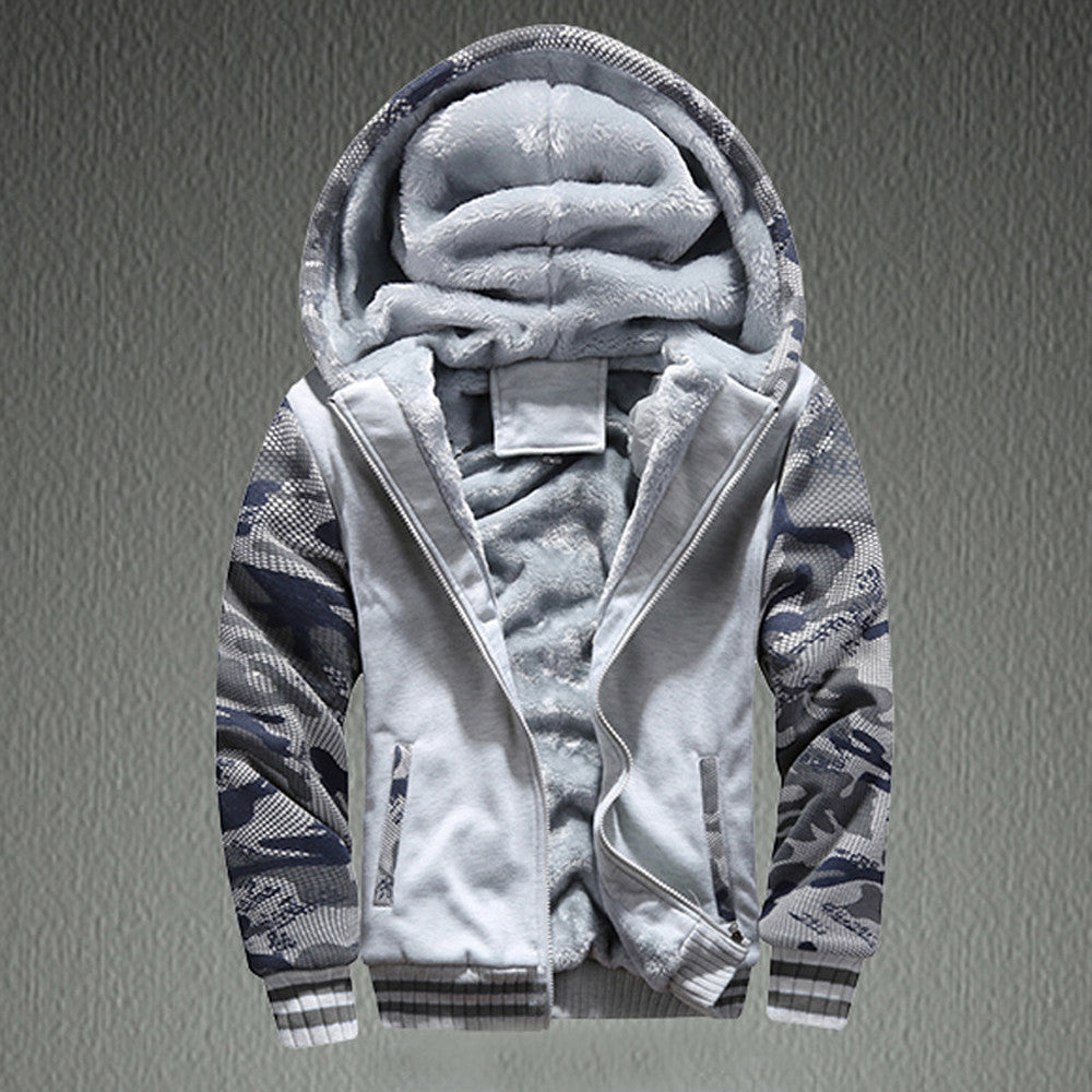 Hood Zipper Sweater Jacket Outwear Coat