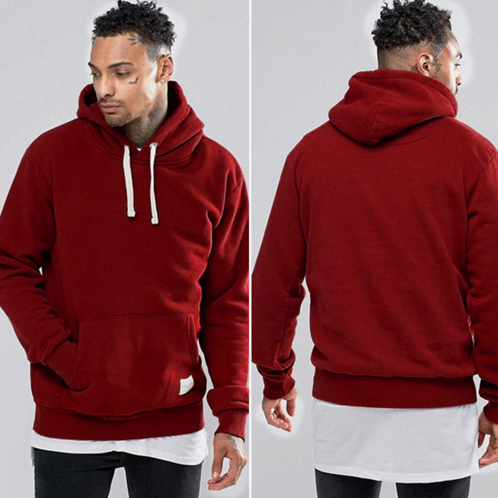 Fleece Pocket Hoodie Warm Sweater