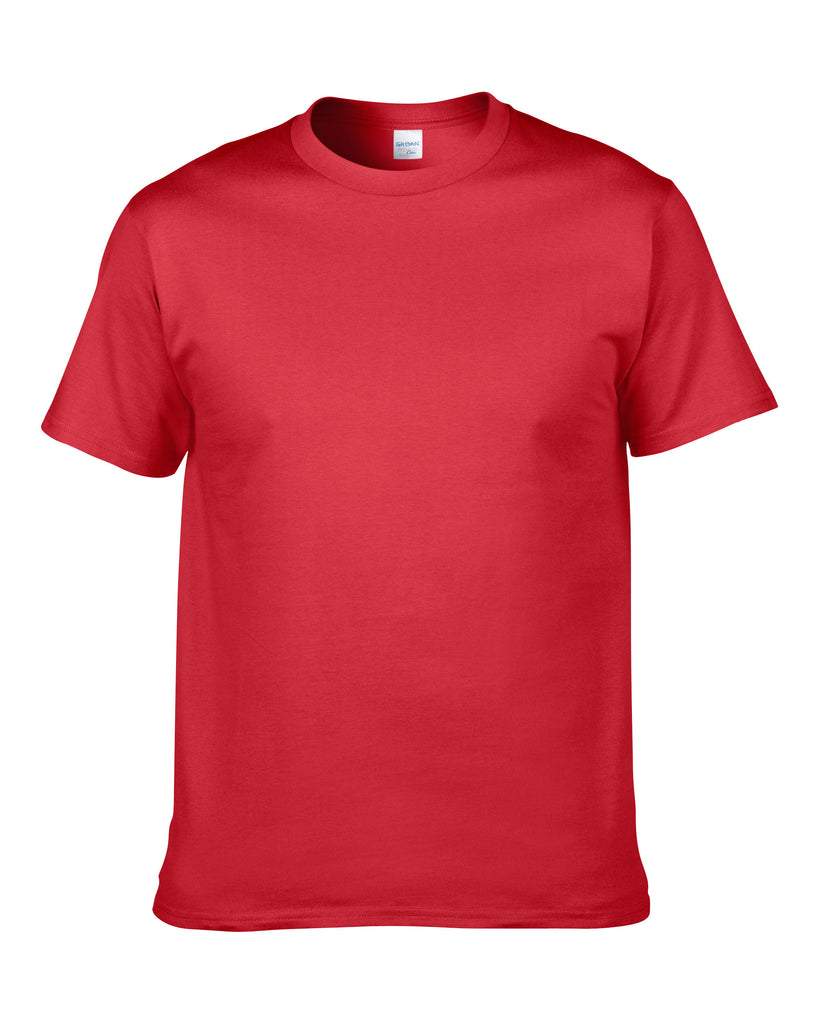 Solid color t-shirt round neck short sleeve