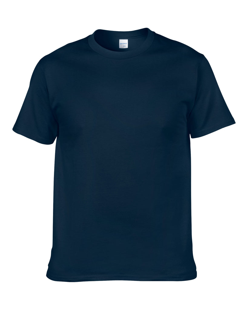round neck short sleeve cotton blank shirt