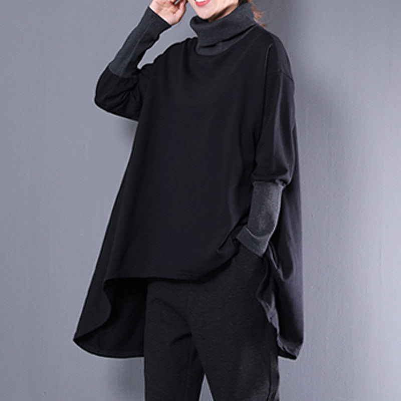 Two Piece Patchwork Irregular polo
