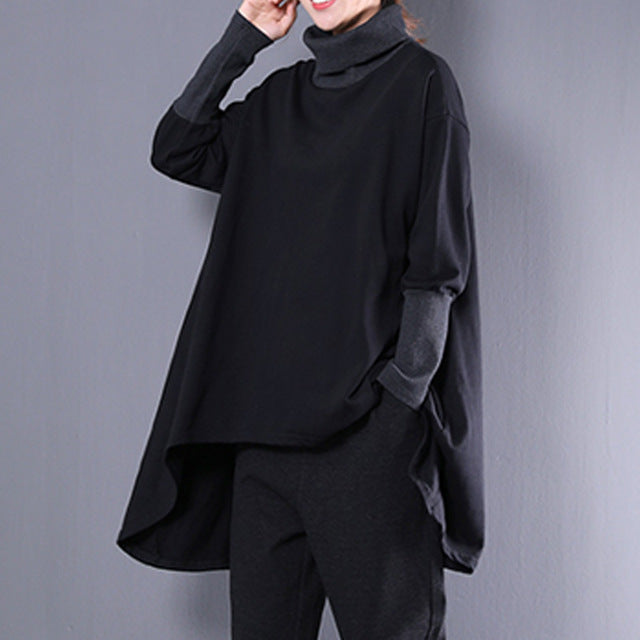 Two Piece Patchwork Irregular polo