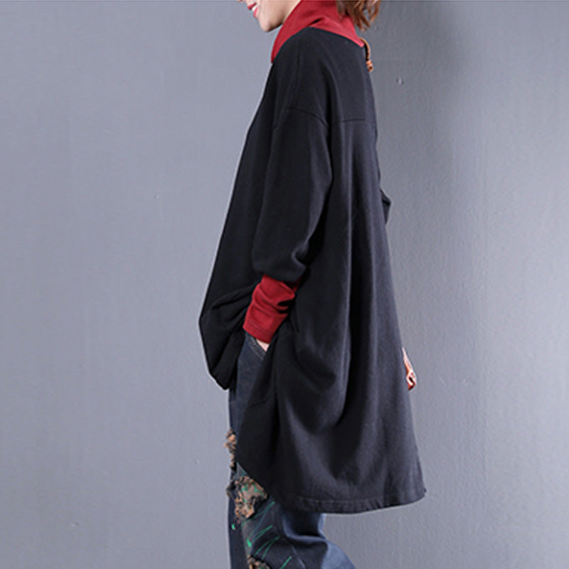 Two Piece Patchwork Irregular polo