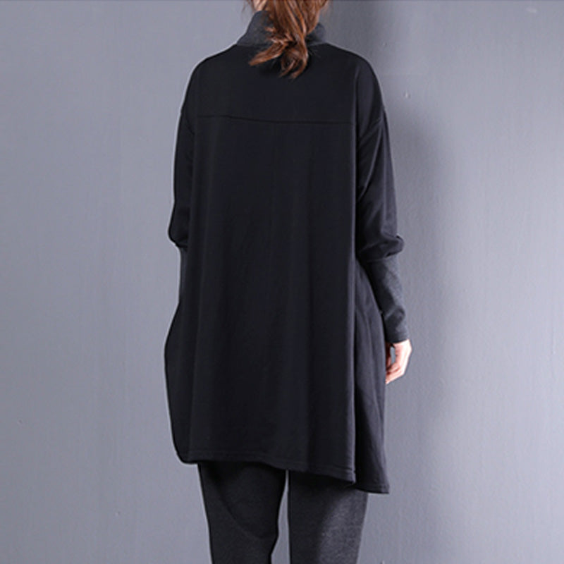 Two Piece Patchwork Irregular polo