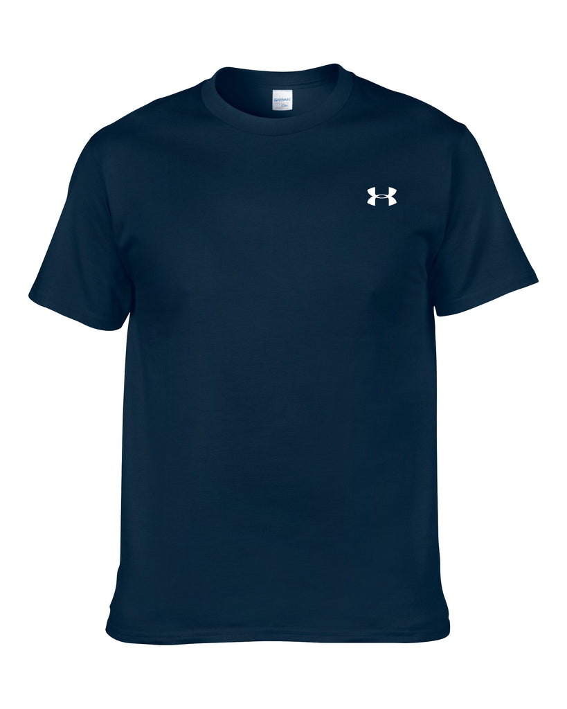 round neck short sleeve cotton blank shirt