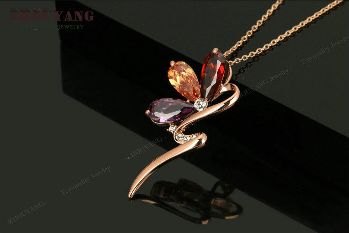 Magic Snake Necklace Rose Gold Color
