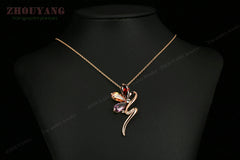 Magic Snake Necklace Rose Gold Color