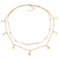 New Multi Layer Chain Gold Color