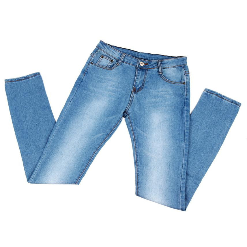 Skinny Pants High Waist Stretch Slim Jeans