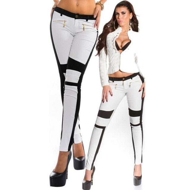Jeans Skinny Stretchy Zipper Fly Tights For Girf