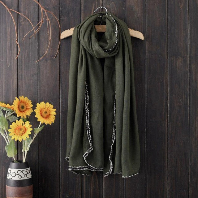 Women Scarves Woolen Long L