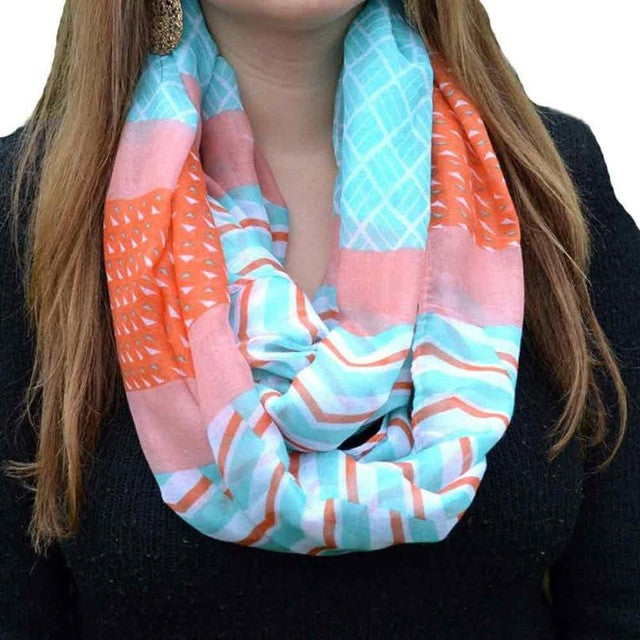 Women Lady Penguin Print Shawl